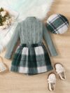 Adorable girls cozy sweater set perfect for fall and winter Featuring a soft warm knit and a charming design this two piece set includes a sweater and leggings