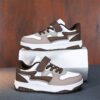 Stylish and comfortable striped and plaid boys sneakers from Newness perfect for everyday wear Durable construction ensures long lasting use