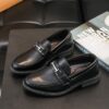 Stylish and comfortable Prepster Boys Loafers from Newness perfect for any occasion High quality leather loafers in classic style for boys