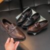 Stylish and comfortable Prepster Boys Loafers from Newness perfect for any occasion High quality leather loafers in classic style for boys