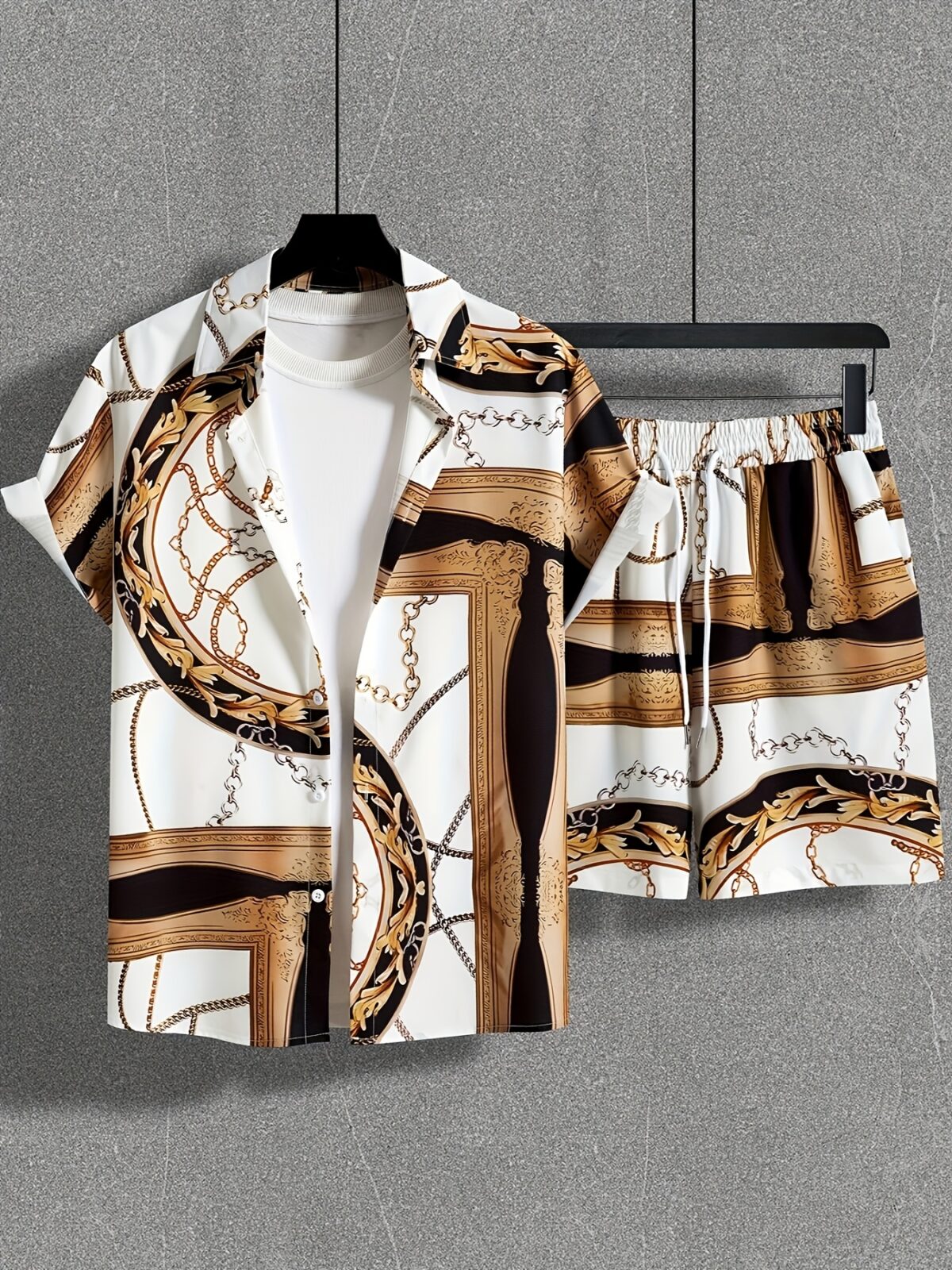 Stylish and breathable Dubai Nights Printed Summer Set by Newness perfect for any summer occasion