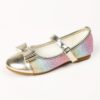 Newness Champagne Bow Mary Jane Flats Elegant champagne colored flats with a delicate bow perfect for girls Comfortable and stylish for any occasion