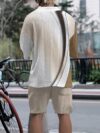 Newness Effortless Knit Summer Set A luxurious knit two piece set perfect for summer Model wears a relaxed fit knit top and matching skirt in a soft summery color