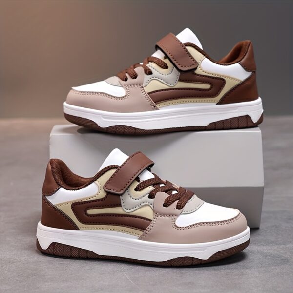 Newness Boys Striped Low Top Sneakers Lightweight breathable and stylish striped sneakers perfect for play