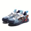 Stylish striped mesh youth sneakers perfect for active kids Breathable and comfortable design in a trendy color scheme