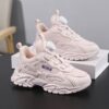 Adorable pink sneakers for kids designed by Newness Lightweight breathable and non slip for playful steps