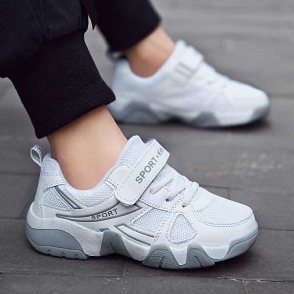 Stylish and comfortable Velocity Boys Sports Shoes in action perfect for active kids Showcasing the shoes design and vibrant colors