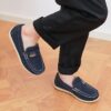 Stylish and comfortable Newness Classic Boys Loafers perfect for any occasion A close up shot showcasing the loafers design and quality