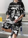 Newness Urban Edge Mens Graphic Tee Set Two stylish and comfortable graphic tees perfect for summer Casual and effortlessly cool
