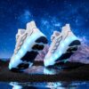 Kids Galaxy Glow Roller Skates from Newness featuring LED lights geometric designs and comfortable design