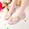 Adorable girls Rainbow Sparkle Mary Janes by Newness Perfect for parties and playtime