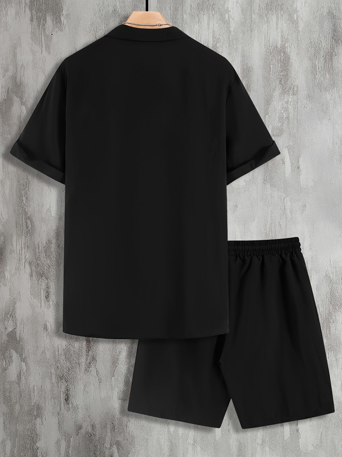 Newness Dubai Dreams Mens Summer Outfit A stylish two piece polyester set perfect for staying cool and comfortable all summer long