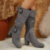 Newness Effortless Chic Mid Heel Boots Elevate your style with these chic mid heel boots perfect for any occasion These stylish boots feature a comfortable mid heel and a sophisticated design