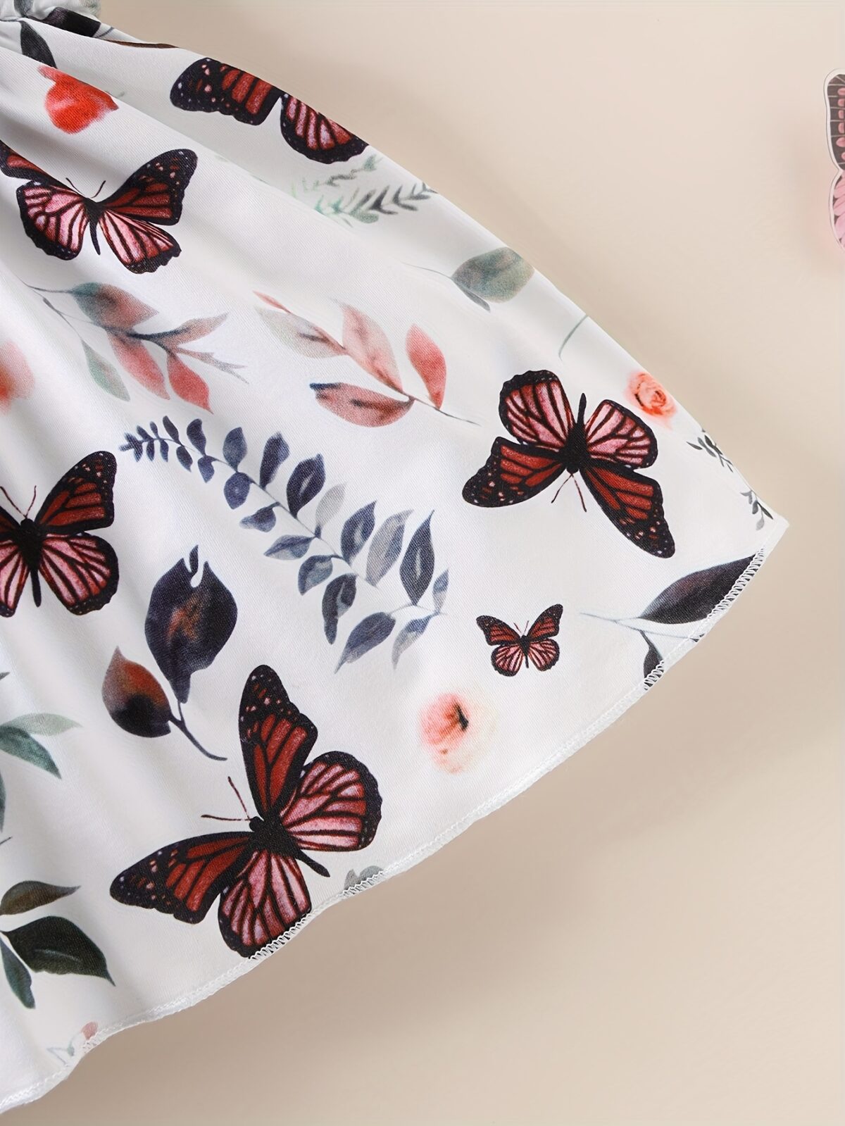 Adorable Flutterby Dreams Butterfly Dress for babies and toddlers showcasing its stylish and comfortable design The dress features a charming butterfly print