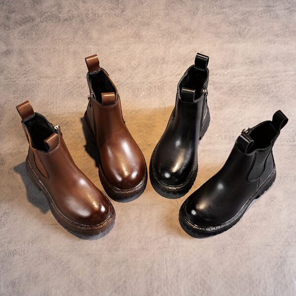 Stylish Newness Urban Explorer Kids Zipper Boots perfect for spring and fall Durable comfortable and non slip