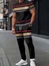 Stylish Newness Urban Edge Mens Print Tracksuit in premium polyester showcasing its comfortable and fashionable design