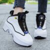 Stylish Newness Velocity High Top Roller Skates in a variety of colors showcasing their comfortable design and suitability for any occasion