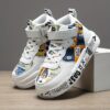 Colorful youngsters mid top sneakers with closure breathable upper and cushioned sole Stylish stitching details