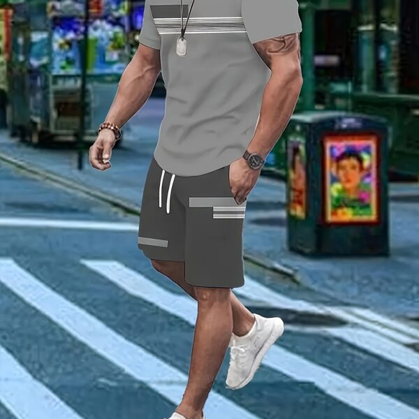 Stylish Dubai Breeze Mens Summer Print Set by Newness A comfortable and breathable outfit perfect for summer