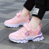 Newness Starlight Glow Running Shoes Trendy black and pink luminous running shoes showcasing comfort and style