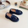 Stylish navy blue boys tassel loafers from Newness perfect for school parties or any special occasion Mini style icons