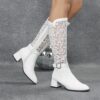 Newness Enchanted Lace Up Boots Elevate your fall and winter style with these exquisite lace up boots