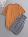 Newness Urban Edge Mens Graphic Tee Set Two stylish and comfortable graphic tees perfect for summer Casual and effortlessly cool