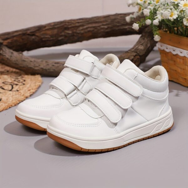 Newness Cloudwalkers Kids White Sneakers Stylish and comfortable white sneakers for kids perfect for school play or everyday wear