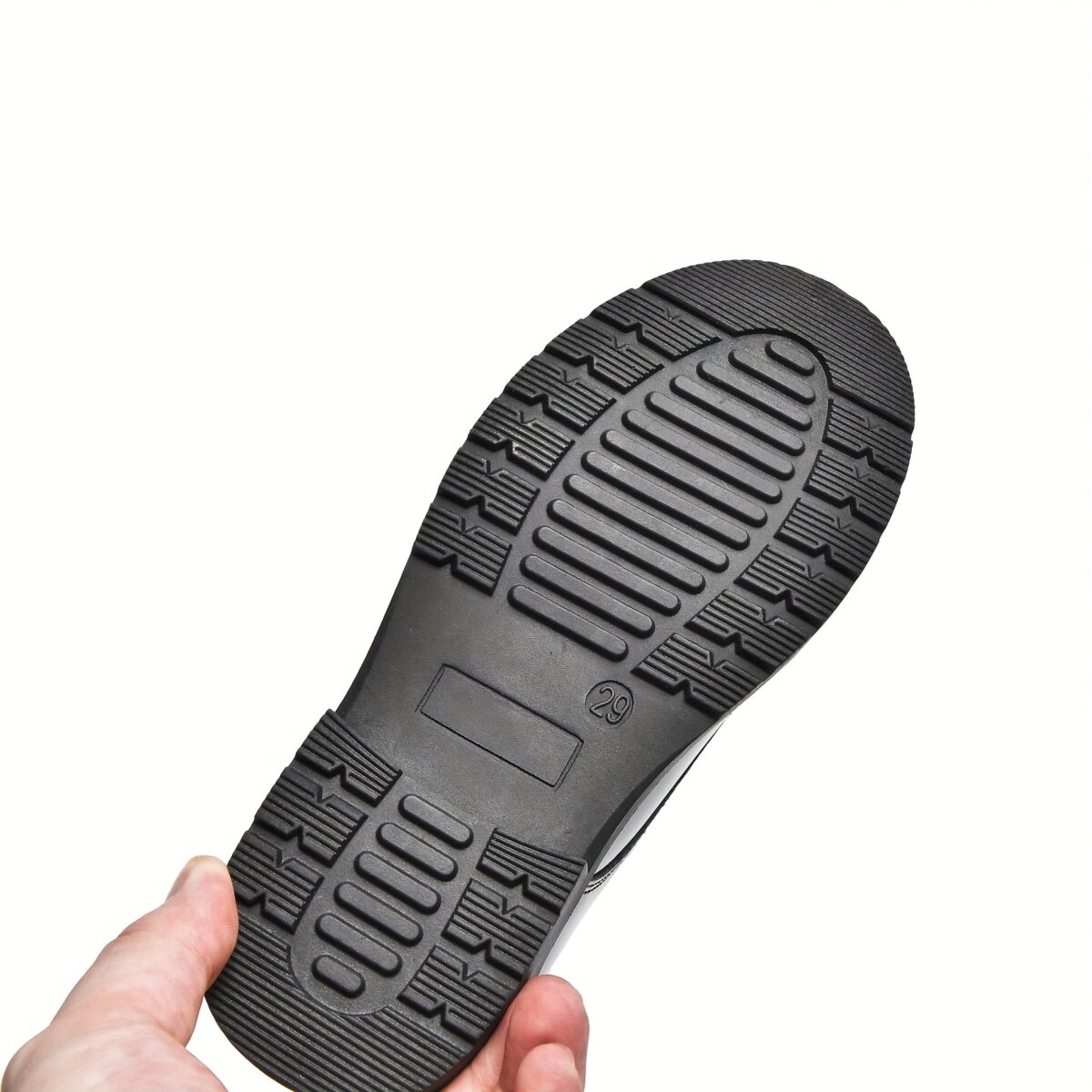 Polished black leather boys school shoes The Scholar by Newness showcasing premium quality and sophisticated style