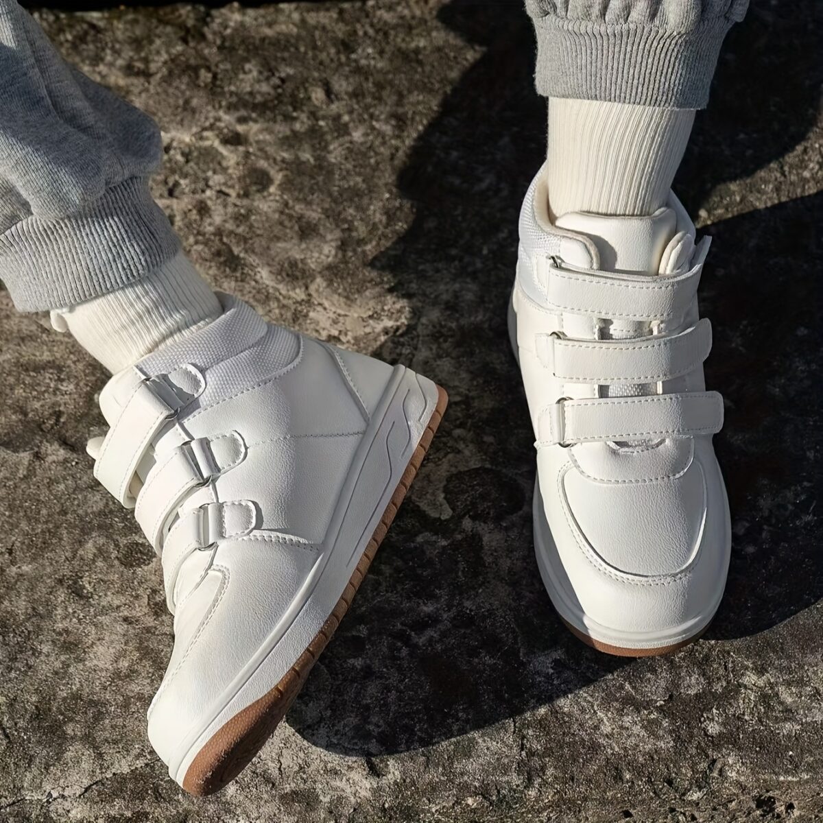 Stylish and comfortable Newness Urban Explorer Kids High Tops in grey perfect for fall and winter Durable high top design with a modern aesthetic