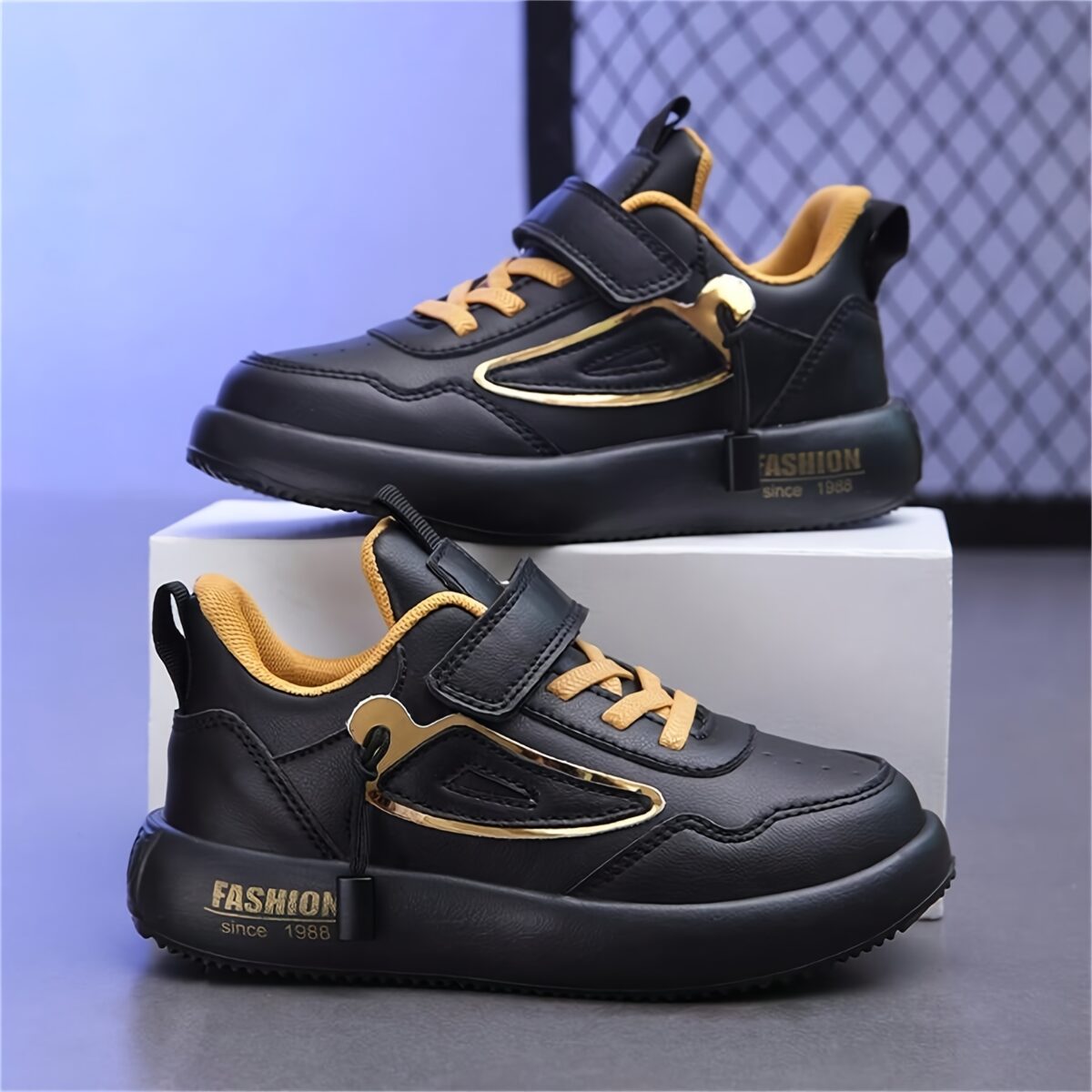 Stylish and comfortable boys sneakers from Newness perfect for active play Lightweight design ensures all day wear