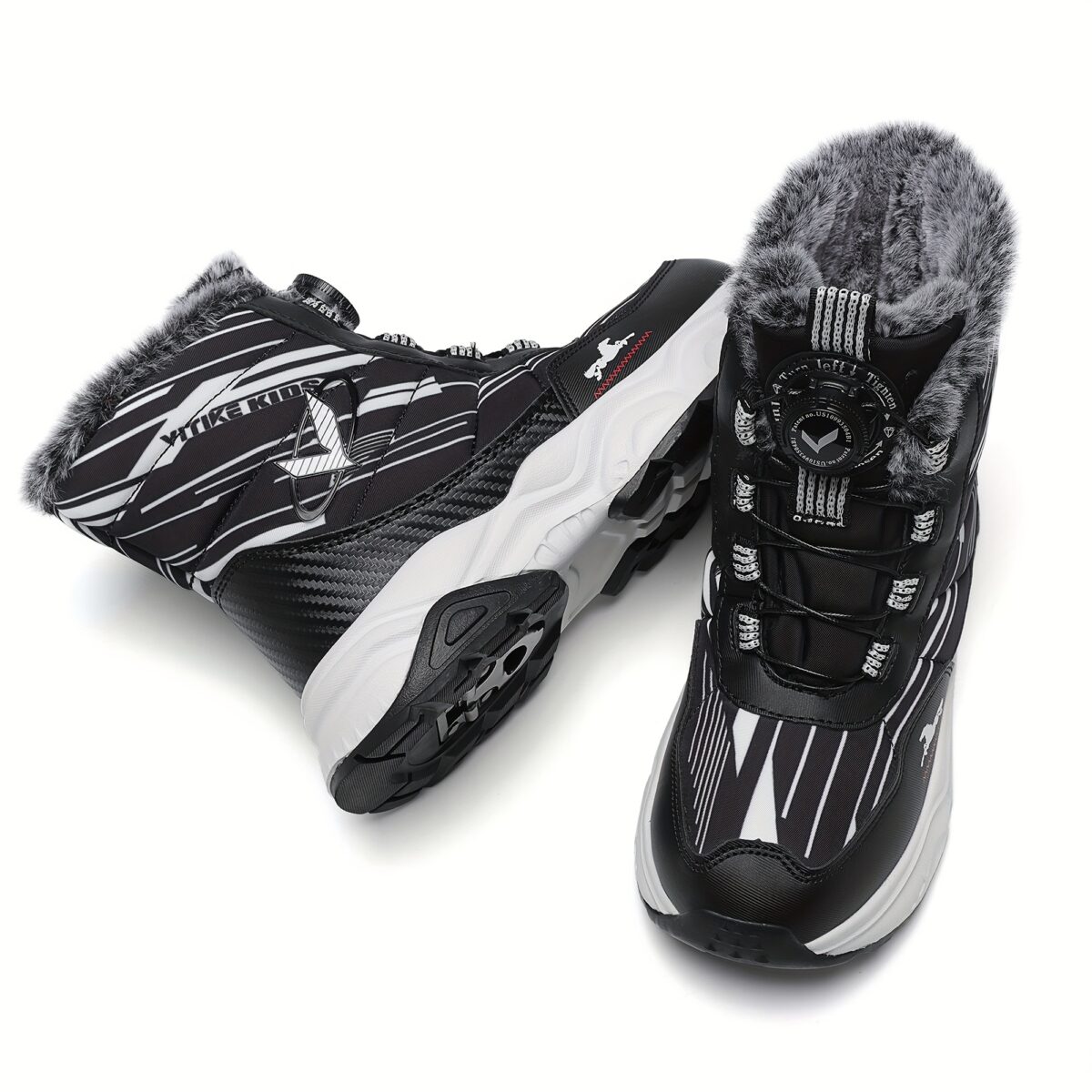 FANGFIUP Arctic Explorer Kids Winter Boots Stylish and warm winter boots ideal for snow hiking and outdoor play