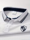 Newness Modern Mens Polo Shorts Set A stylish and comfortable polo shirt and shorts set perfect for summer The model wears the set showcasing its relaxed fit and modern design