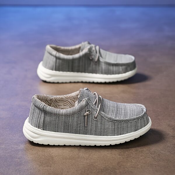 Stylish and comfortable Newness canvas loafers perfect for back to school These effortlessly chic loafers feature a breathable canvas upper and a cushioned insole for all day wear