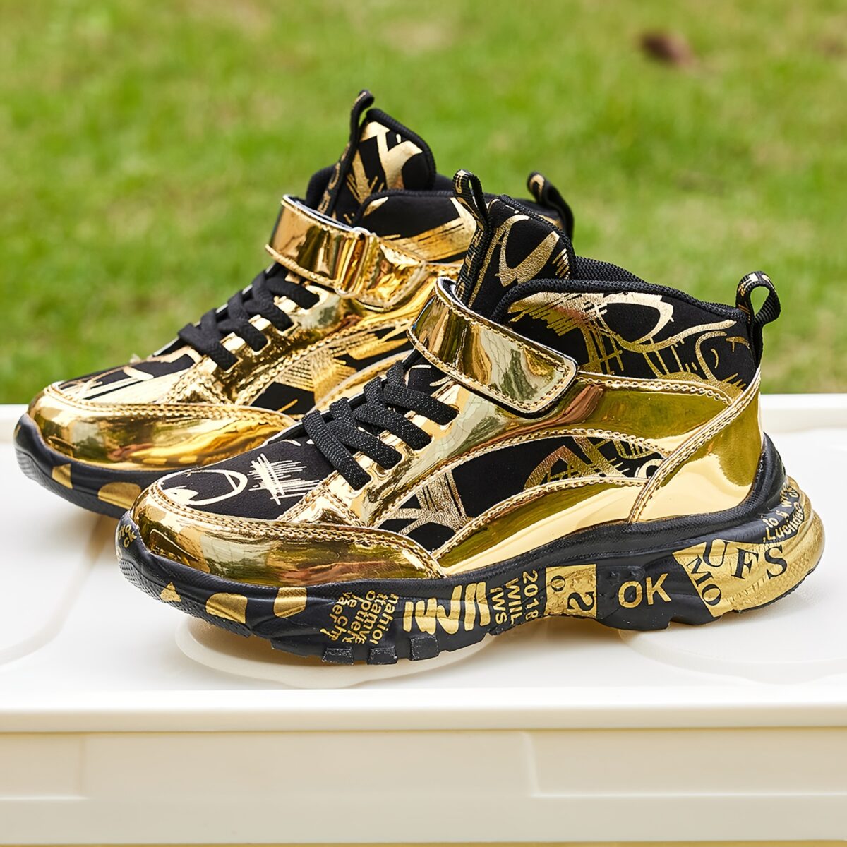 Stylish and comfortable Playful Prints Kids Sneakers in vibrant colors perfect for play and everyday wear