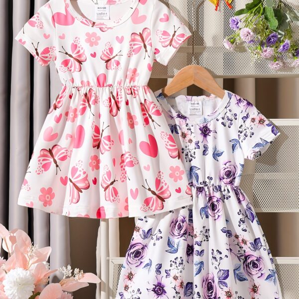 Adorable floral print dress and bloomer set perfect for summer Newness kids fashion
