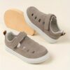 Newness Summer Breeze Kids Soft Sneakers in action A child happily playing showcasing the stylish and comfortable design breathability and non slip sole of the shoes