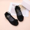 Elegant black girls high heels adorned with sparkling rhinestones perfect for weddings and special occasions