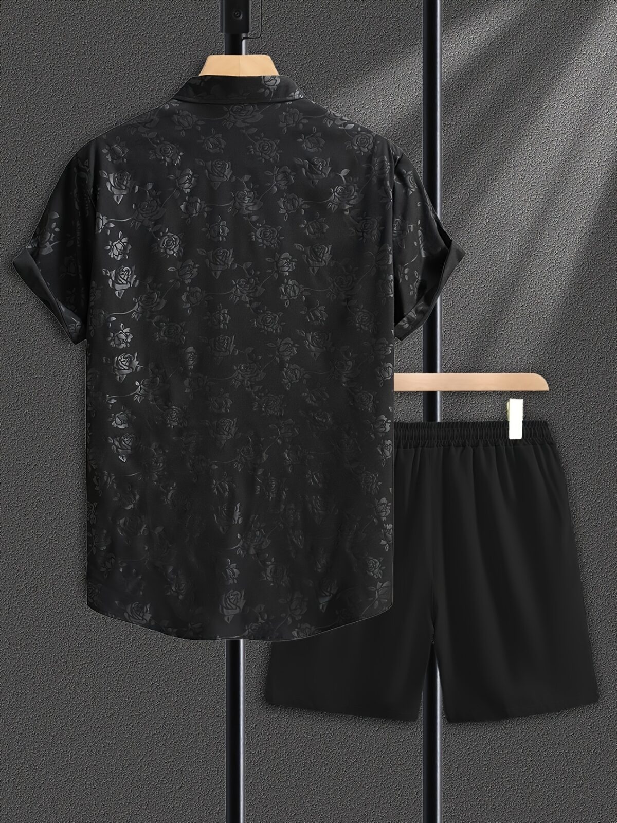Stylish woman wearing the Newness Modern Floral Print Set a chic and effortless summer outfit perfect for any occasion