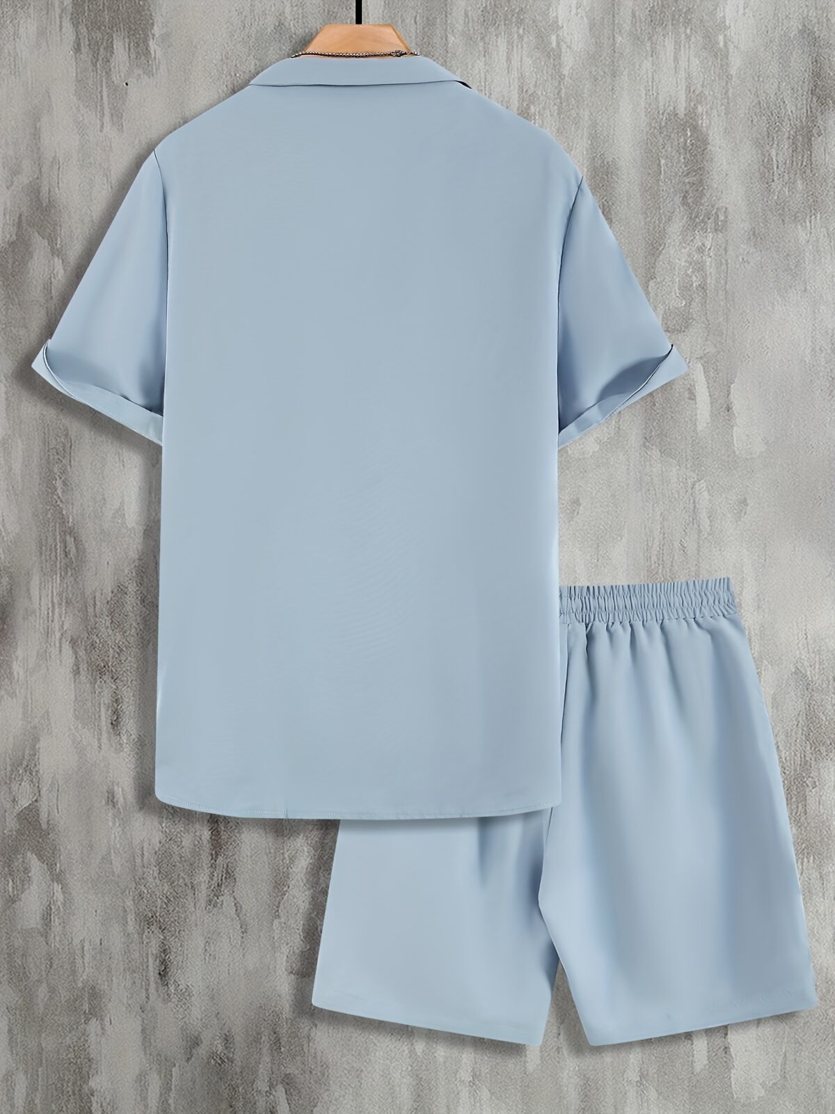 Newness Dubai Dreams Mens Summer Outfit A stylish two piece polyester set perfect for staying cool and comfortable all summer long