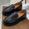 Newness Stride Rite Boys Slip Ons in navy blue showcasing polished style and effortless comfort Perfect for school formal events or everyday wear