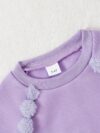 Adorable girls fleece set in pink and white perfect for autumn or winter The set includes a matching fleece jacket and pants ideal for keeping your little one warm and cozy