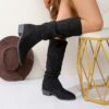 Newness Effortless Chic Knee High Boots Elevate your style with these versatile boots perfect for any season Shown in a flattering close up
