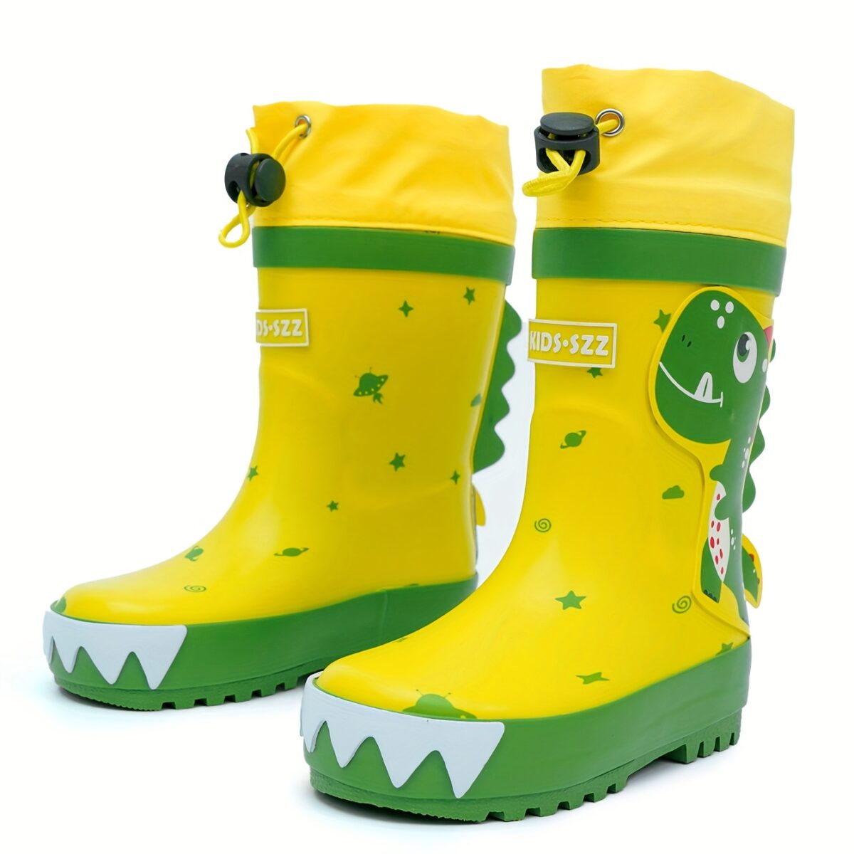 Newness Adventure Ready Dino Rain Boots Adorable dinosaur rain boots perfect for kids rainy day adventures