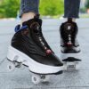 Stylish Newness Velocity High Top Roller Skates in a variety of colors showcasing their comfortable design and suitability for any occasion