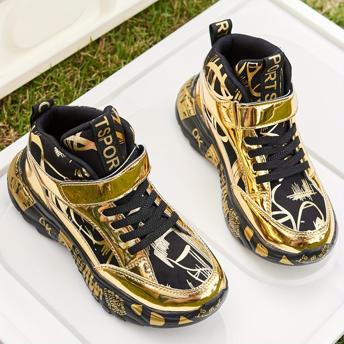 Stylish and comfortable Playful Prints Kids Sneakers in vibrant colors perfect for play and everyday wear