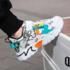Stylish and comfortable Velocity Boys sports shoes in blue perfect for any occasion The shoes are shown from the side highlighting their design and comfort features