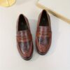 Stylish and comfortable Spring Step Boys Loafers in navy blue perfect for school and play Lightweight and non slip design ensures all day comfort