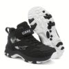 Stylish navy blue Adventure Ready boys mid top sneakers by Newness perfect for active play Durable and comfortable design