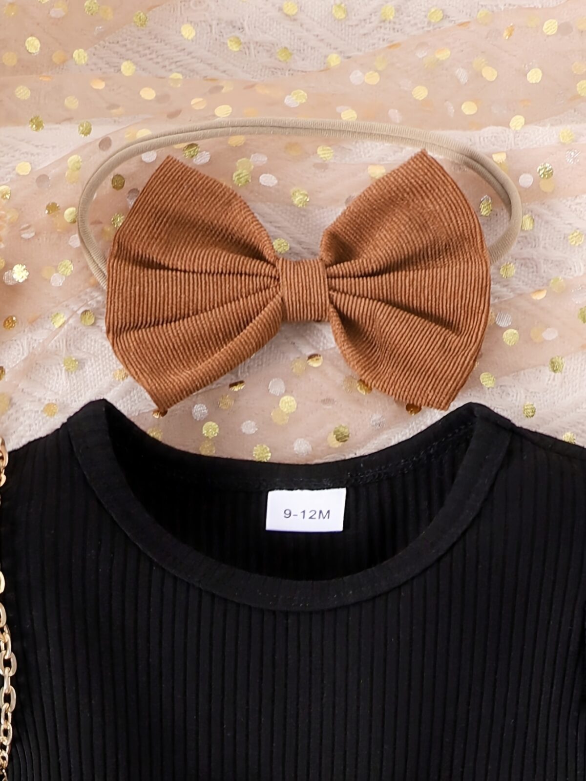Adorable summer girls pinstripe bow dress set from Newness Two piece outfit perfect for playtime Features a stylish pinstripe pattern and a cute bow detail